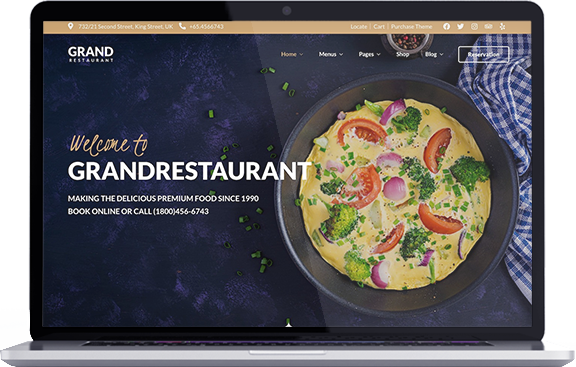 Restaurant Websites Designed