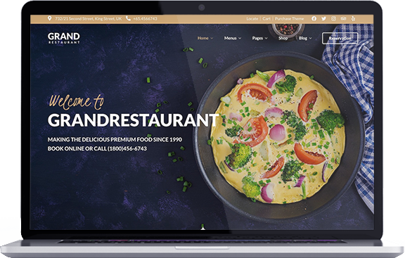 Restaurant Websites Designed